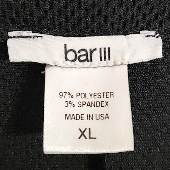 Black Waffle Knit Bar III Metallic Gold Zipper Fit&Flare Midi Skater Dress SZ XL - Picture 5 of 14